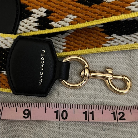 Marc Jacobs Accessories - Marc Jacobs Black, Orange, White Crossbody Guitar Bag Strap